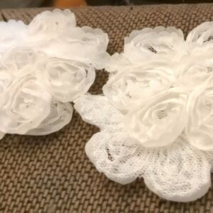 Shabby Chic Rosette Curtain Ties